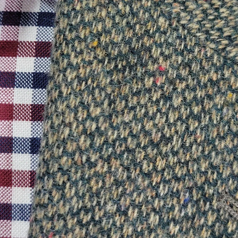 Robert Stock Men's Tweed Sport Coat Blazer Two Button Brown Barley Corn Size 42R